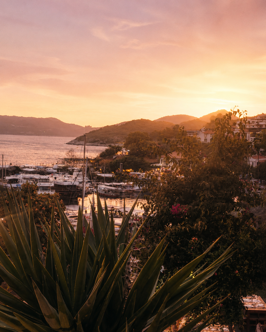 Kaş Akdeniz manzarası
